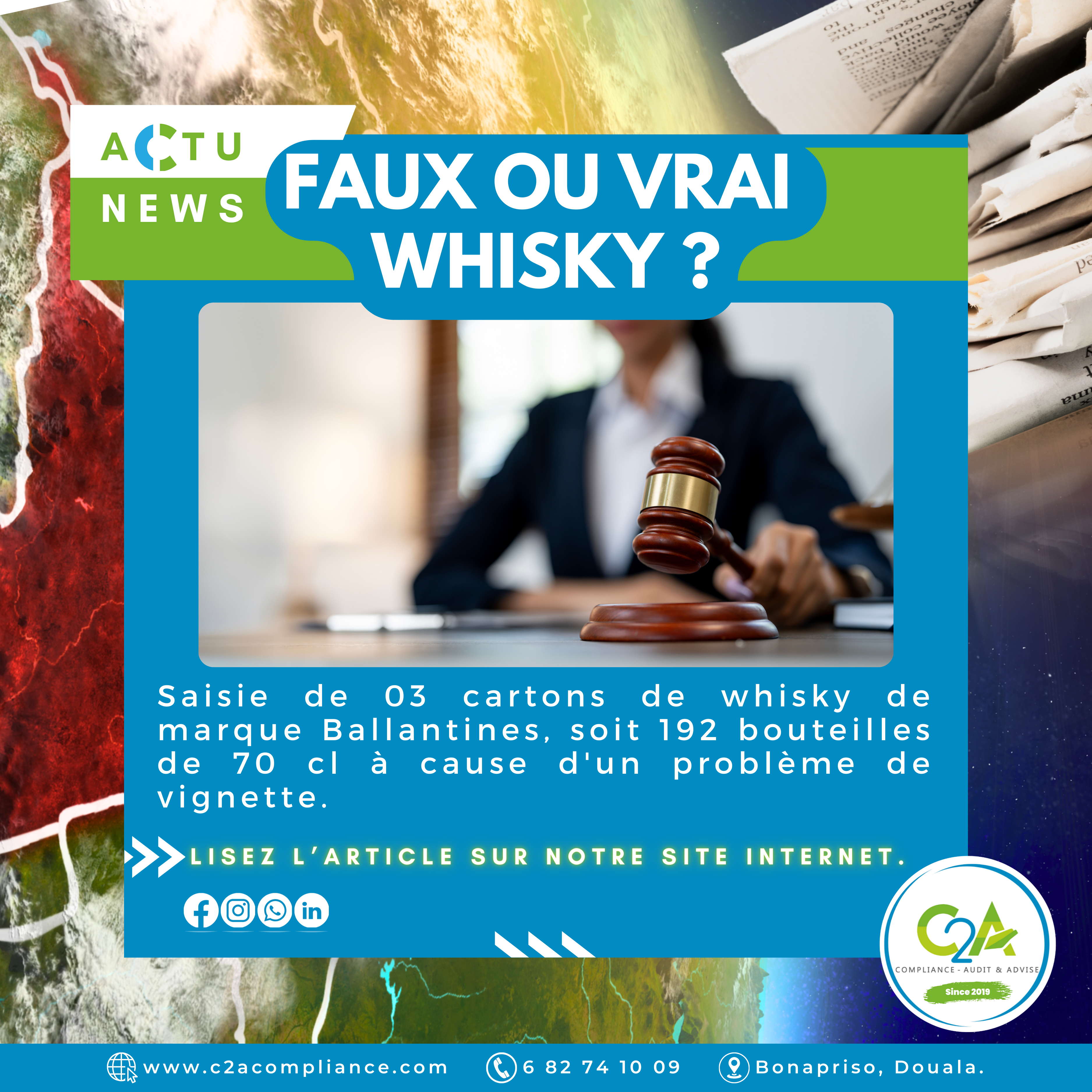 FAUX ou VRAI Whisky ? Importance de la vignette.